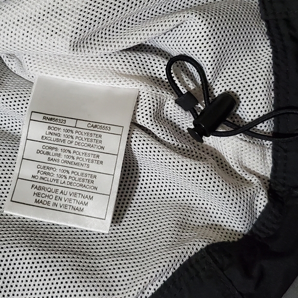 Nike Black Windbreaker Jacket (M 8-10) - Picture 4 of 4